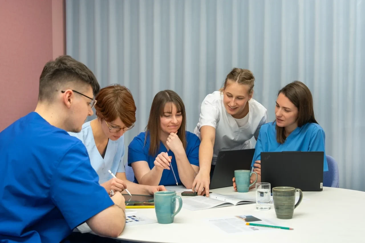 Gruppe Pflegefachkräfte
